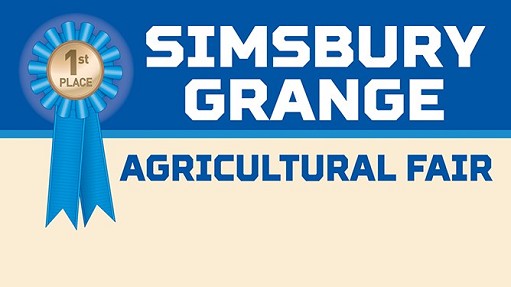 Simsbury Grange annual Agricultural Fair to be held Sat., June 8, 2024, from 10AM to 3PM featuring a bake and craft sale, exhibits and contests in several categories.